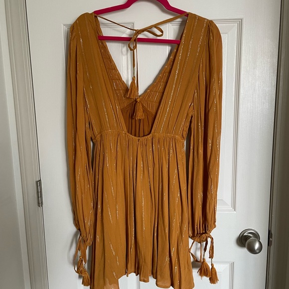 MINKPINK rusty orange dress - Picture 2 of 4